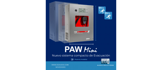 Nuevos PAW: Sistemas  compactos de Evacuación por Voz
